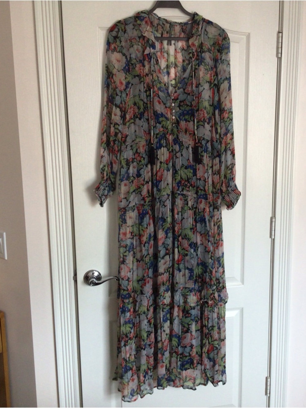 Anthropologie Marais 
Printed Floral Maxi Dress